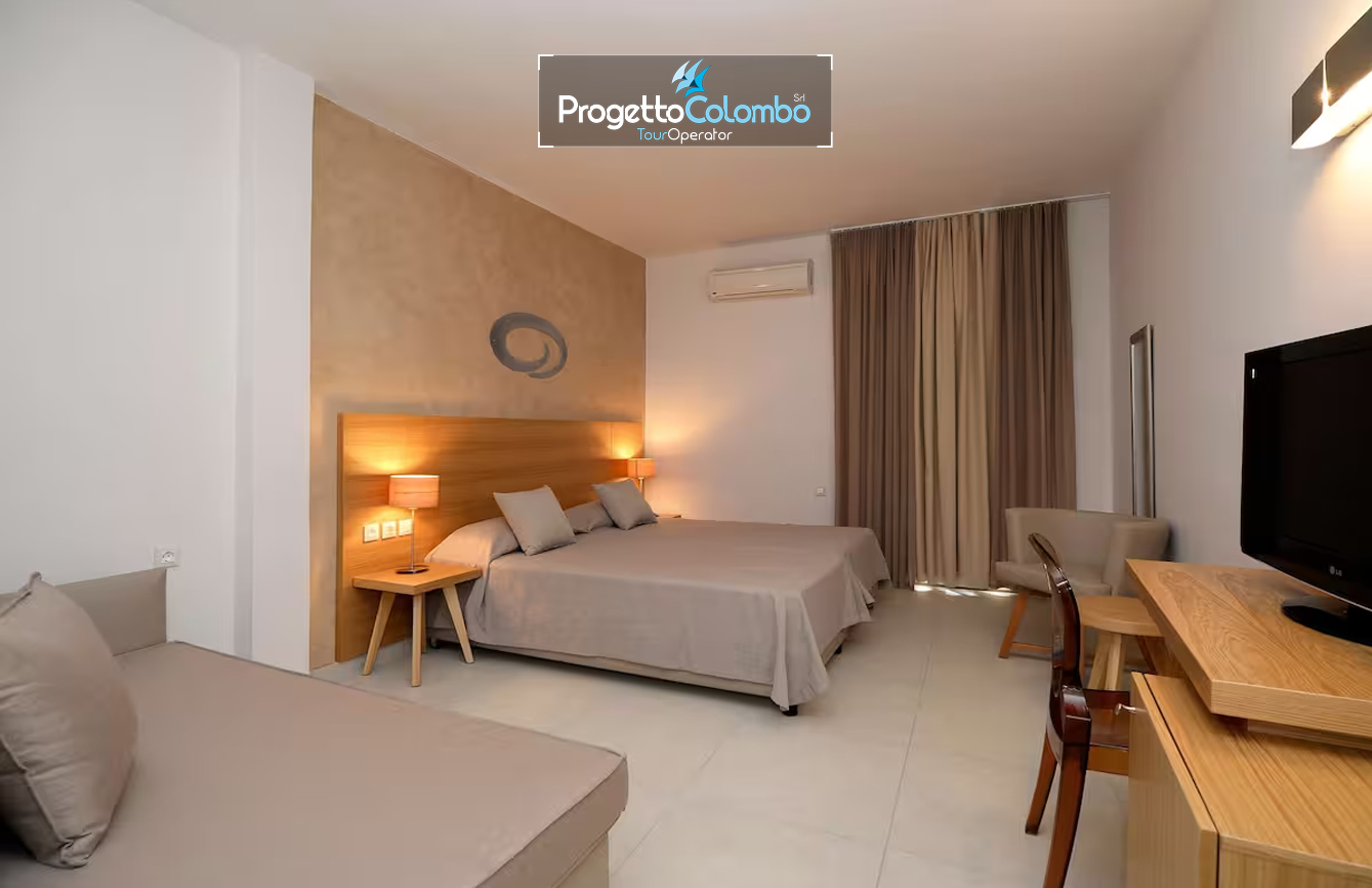 Creta, Hotel Golden Beach, Grecia, Resorts, Cultura, Spa, Progetto Colombo, Tour Operator, Vacanze da Sogno, Antica Grecia, Mare Cristallino_Camera2 Grecia, Creta, Isole Greche, Progetto Colombo, Cultura, Mare cristallino