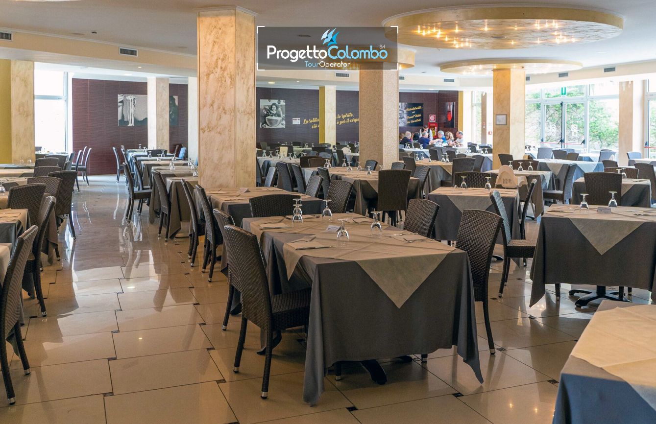 Grand Hotel dei Cavalieri 4 stelle, Puglia, Salento, Campomarino, Viaggio di Gruppo, Progetto Colombo, Tour operator, Spiaggia di sabbia fine, pensione completa_Ristorante 2
