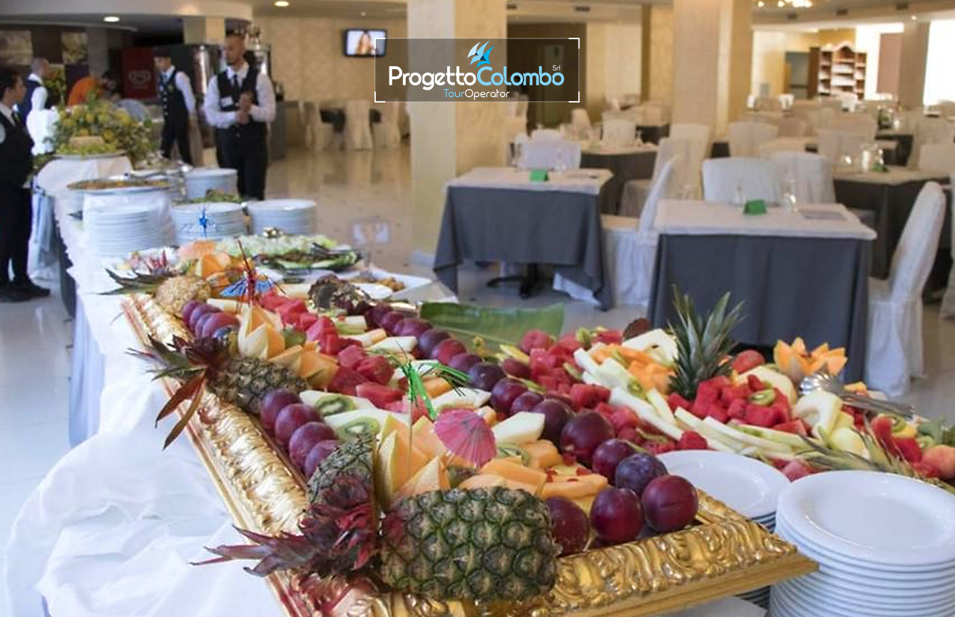 Grand Hotel dei Cavalieri 4 stelle, Puglia, Salento, Campomarino, Viaggio di Gruppo, Progetto Colombo, Tour operator, Spiaggia di sabbia fine, pensione completa_Ristorante