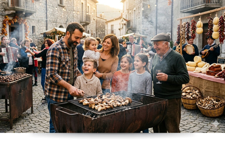 Camigliatello, Sagre, Sagra del Fungo Porcino, castagne e funghi, autunno silano, foliage, parco nazionale della sila, Progetto Colombo Tour Operator bari
