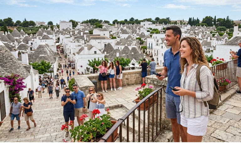Progetto Colombo organizza 4 ore di visita audioguidata ad Alberobello con busa da Bari